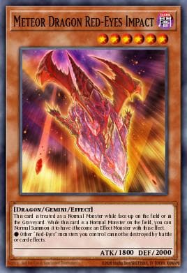 Meteor Dragon Red-Eyes Impact