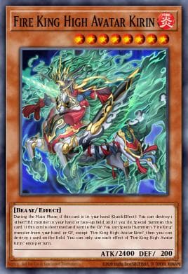 Fire King High Avatar Kirin