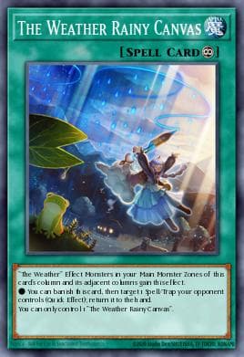 The Weather Rainy Canvas