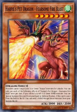 Harpie's Pet Dragon - Fearsome Fire Blast