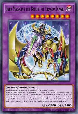 Dark Magician the Knight of Dragon Magic