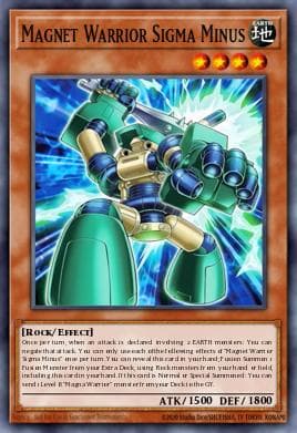 Magnet Warrior Sigma Minus