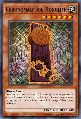 Chronomaly Sol Monolith