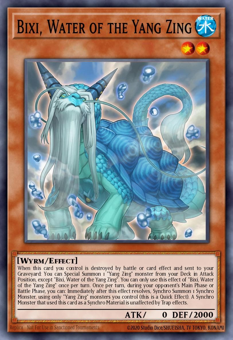 Bixi, Water of the Yang Zing